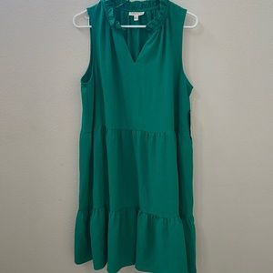 52 Seven green dress